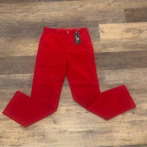 Girls Vineyard Vines red corduroy pants NWT just in time for Valentine’s Day